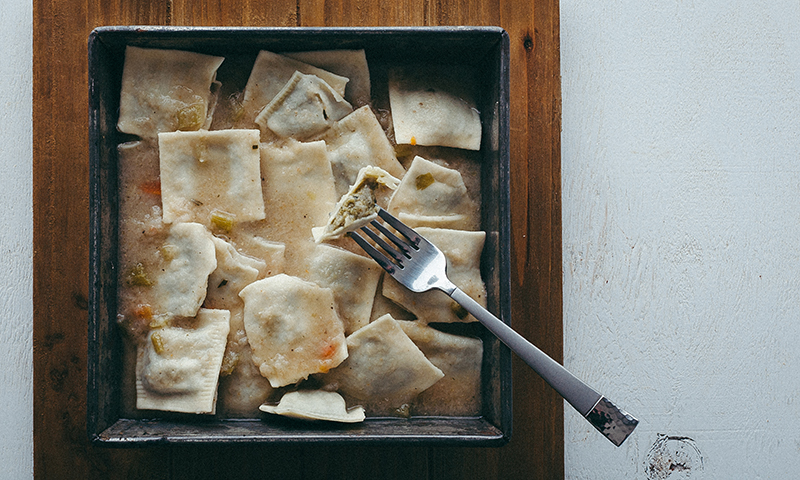 Pork Broccoli Rabe Ravioli