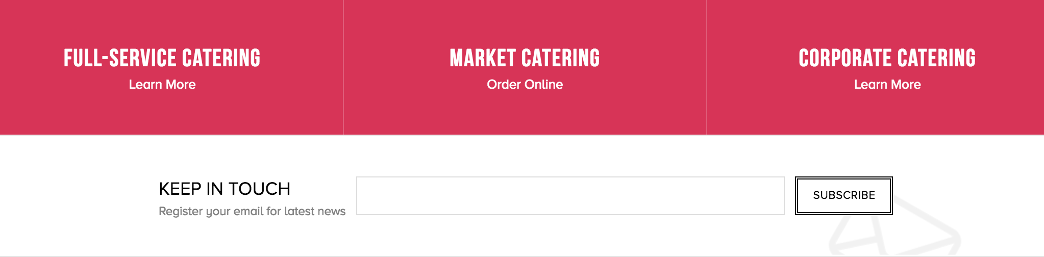 Carlino's New Website Keep in Touch