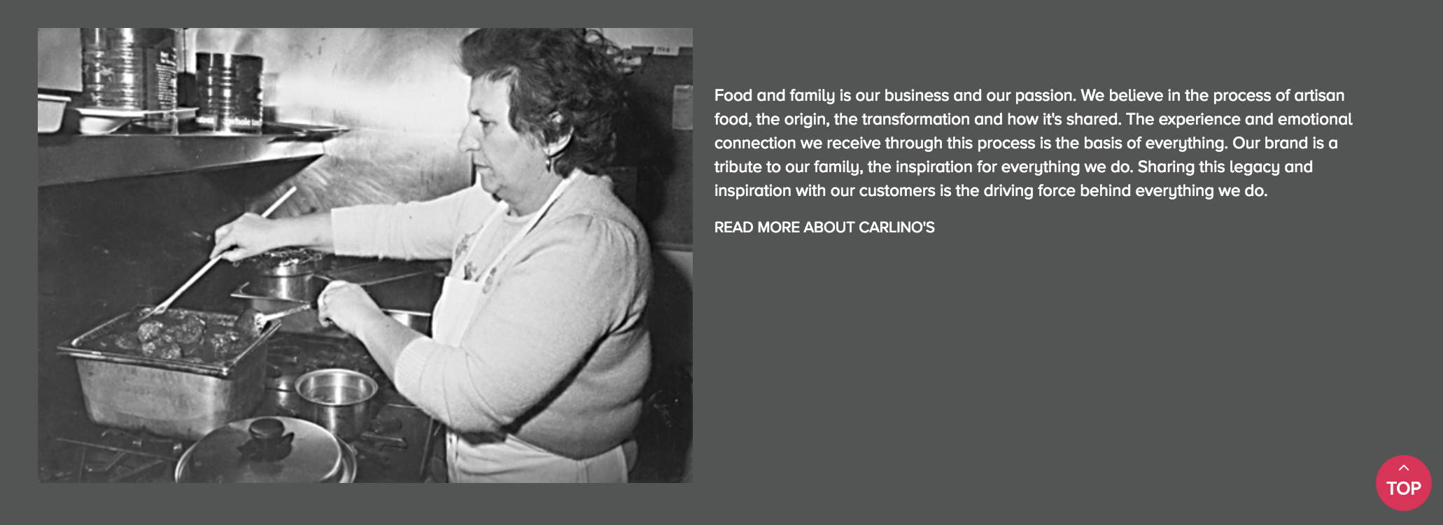 Carlino's New Website Mission Statement