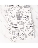 Carlino's Illustrated Dish Towel