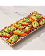 Miniature Stuffed Peppers with Fava Bean Spread