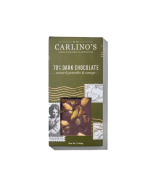 Carlino's Dark Chocolate Bar with Pistachio & Orange