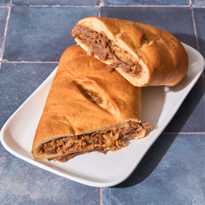 BBQ Beef Short Rib Stromboli