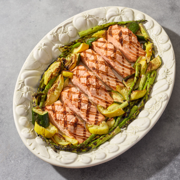 Grilled Harvest Salmon