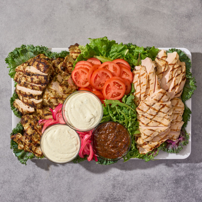 Grilled Sliced Chicken Platter