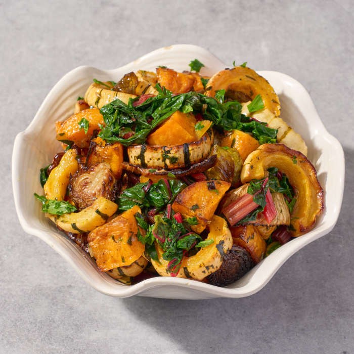 Honey Roasted Squash and Root Vegetables
