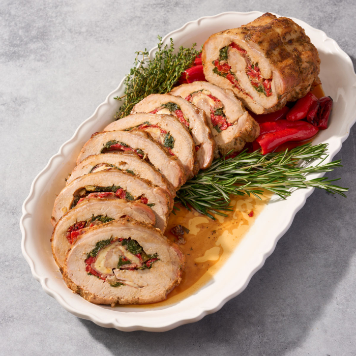 Italian Stuffed Pork Loin