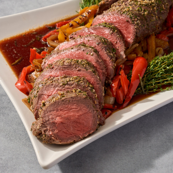 Whole Roasted Beef Tenderloin