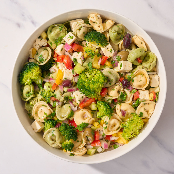 Tortellini, Broccoli and Feta