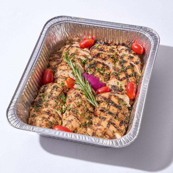 Grilled Apple Cider & Garlic Chicken Platter