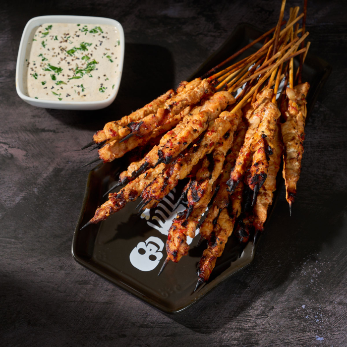 Calabrian Chili Chicken Skewers