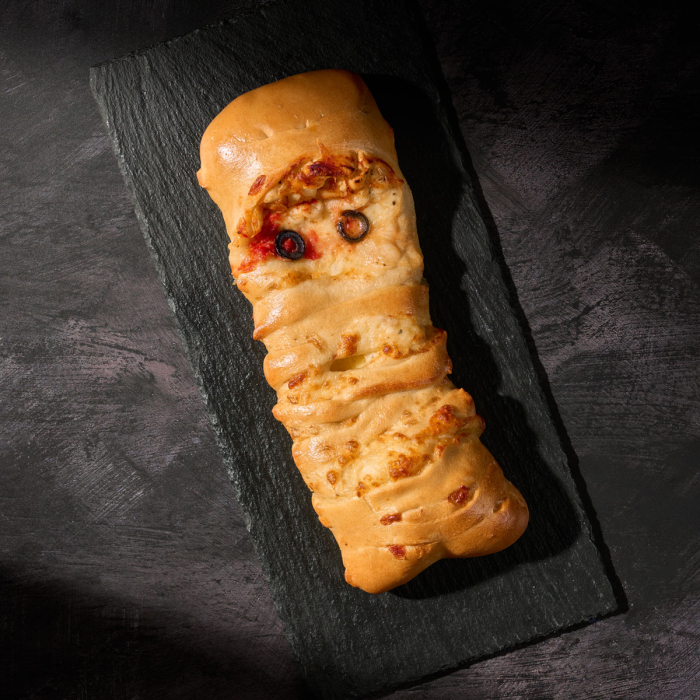 Cheese Mummy Stuffed Stromboli