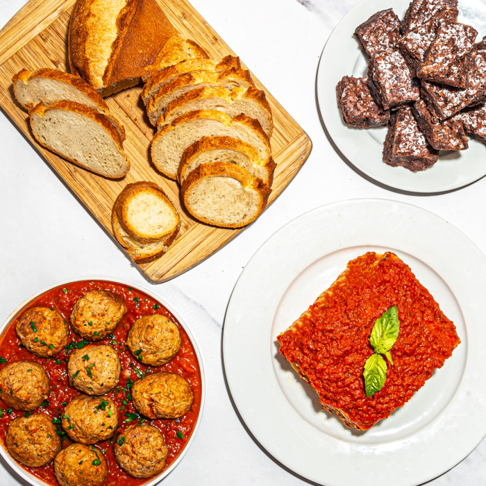 Meat & Cheese Lasagna Family Dinner