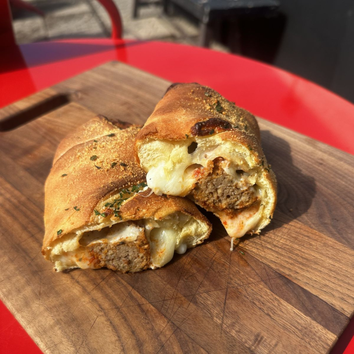 Meatball Stuffed Bread