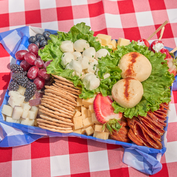 Red, White, & Blue Antipasto Grazing Box