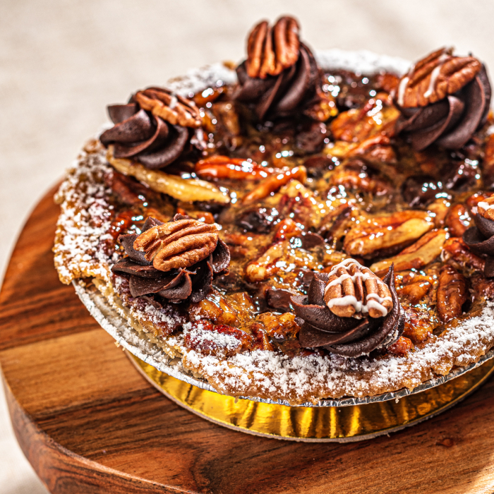 Chocolate Bourbon Pecan Pie