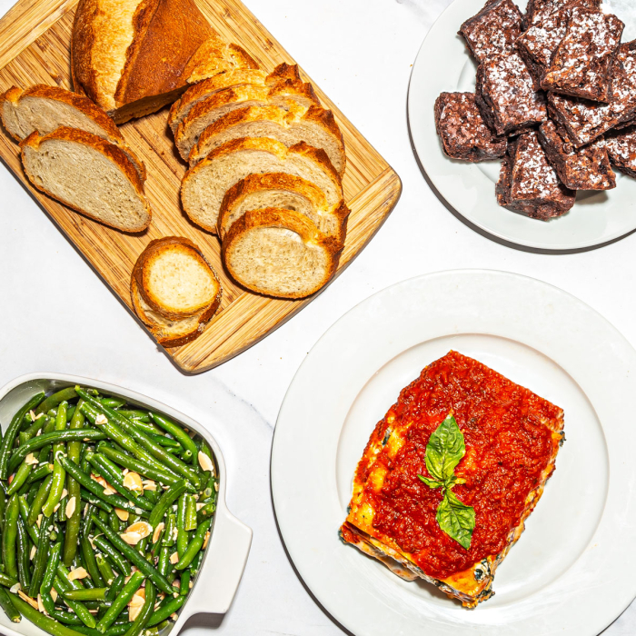 Spinach & Cheese Lasagna Family Dinner