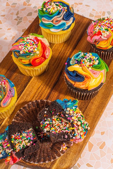 Pinata Cupcakes